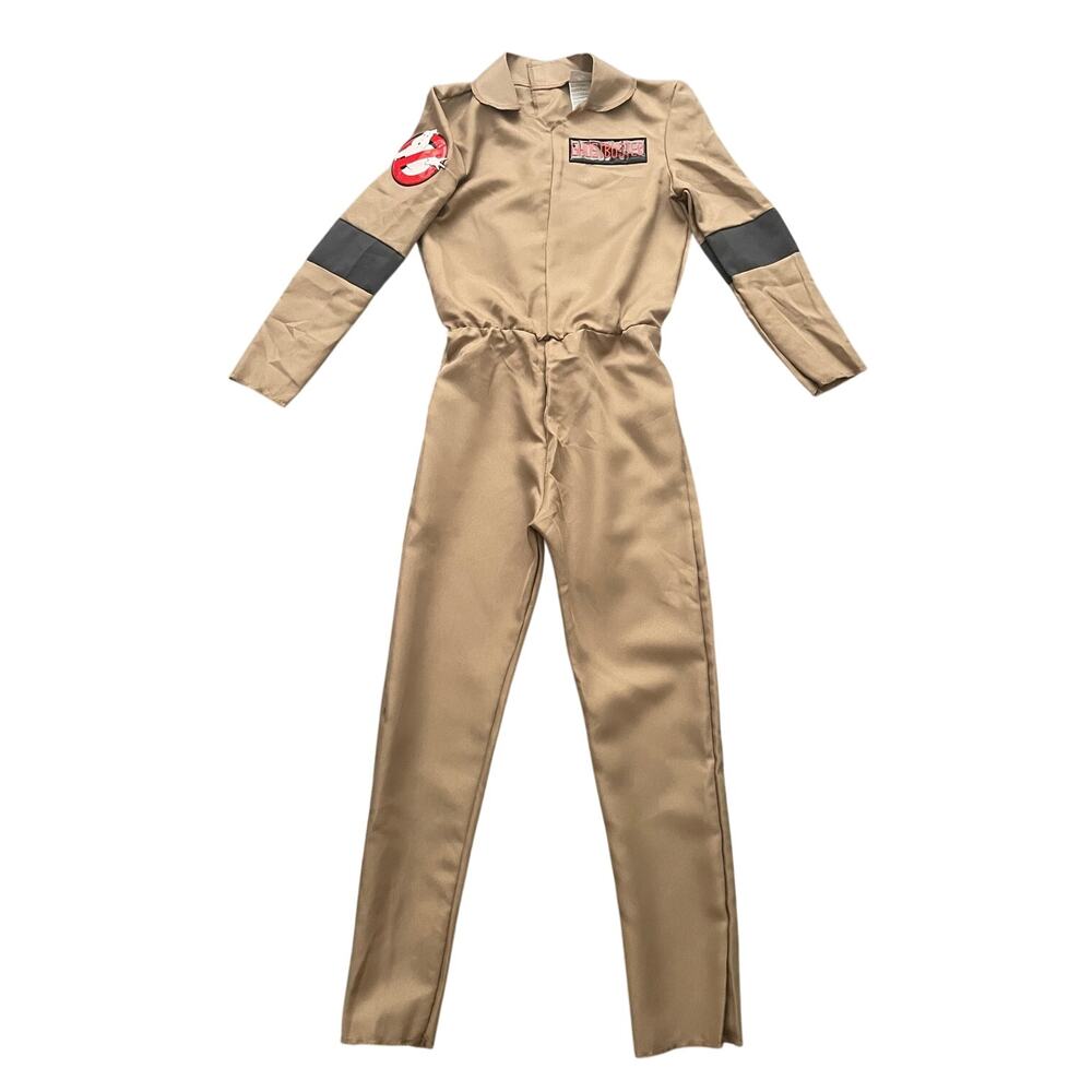 New Ghostbusters Kids Size L 10-12 Yrs Brown Halloween Costume